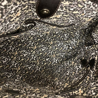 CELINE セリーヌ トートバッグ マカダム柄 デニム×レザー ブラック×ブラウン 瑞穂店