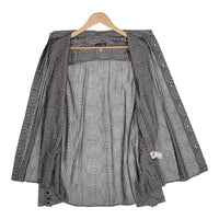 ARMANI JEANS アルマーニジーンズ 総柄 長袖シャツ コットン レーヨン グレー Size XL 福生店