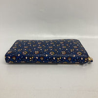 TORY BURCH トリーバーチ ラウンドファスナー 長財布 ボタニカル花柄 ブルー 瑞穂店