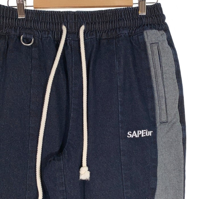 SAPEur A0021-176 DENIM TRACK PANTS インディゴ