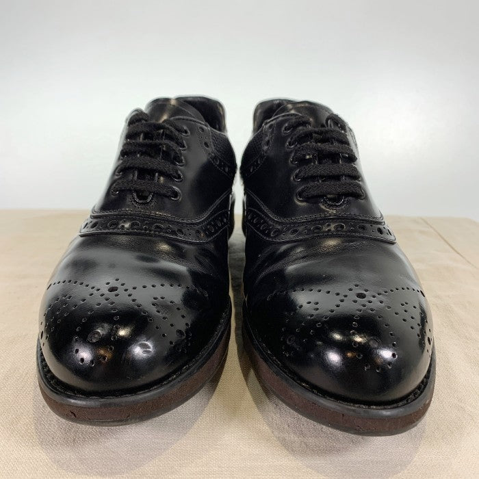 PRADA プラダ メダリオン ドレスシューズ スパイク ブラック 2EG 052 Size 6.5 福生店