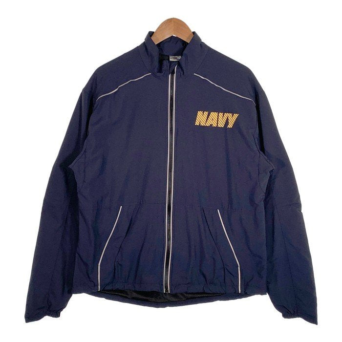 U.S.NAVY 米海軍 NAVY RUNNING JACKET ナイロン ランニングジャケット トラック ネイビー 16年会計 Size S-S  福生店