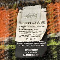 STUSSY ステューシー Tree Bark Wool scarf スカーフ ストール グレー 瑞穂店