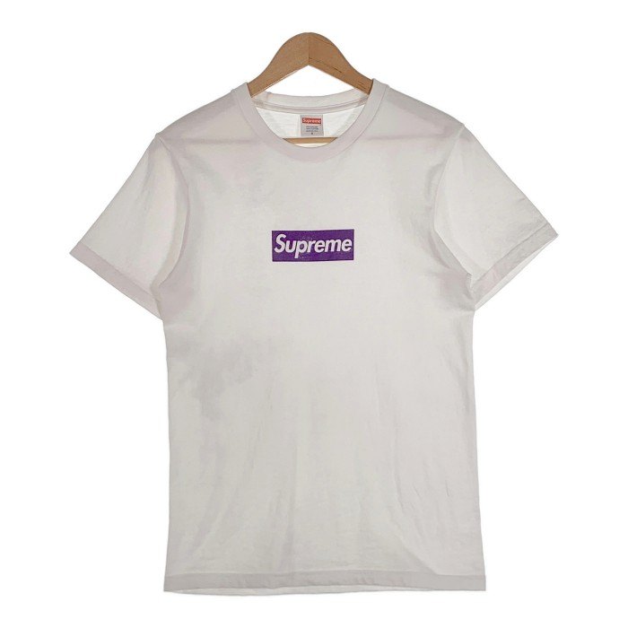 SUPREME シュプリーム 12AW Purple Box Logo Tee パープルボックスロゴTシャツ ホワイト F&F Size S 福生店