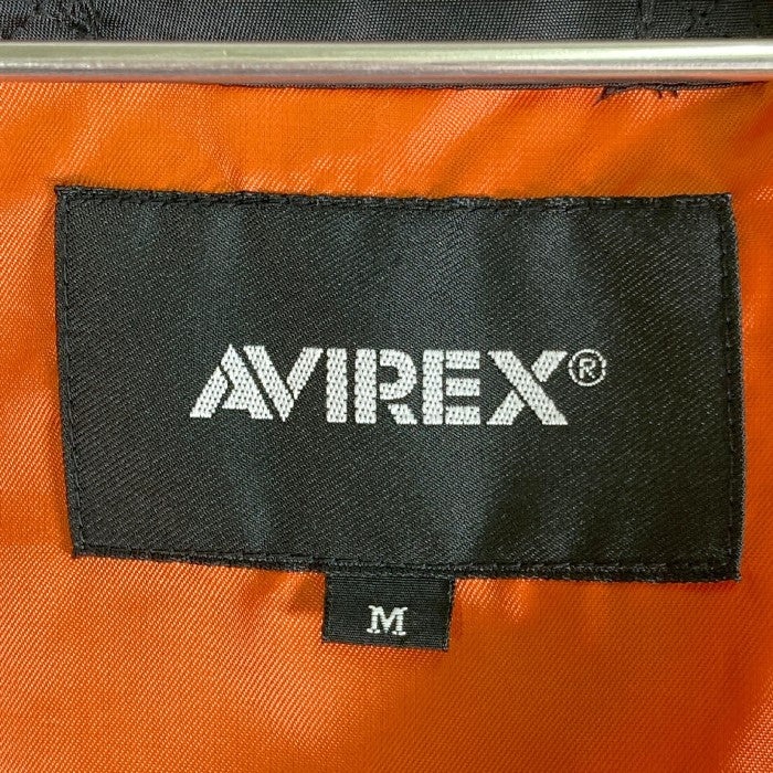 AVIREX アヴィレックス 6112102 REMAKE COMBINATION MA-1 リメイク フライトジャケット ブラック sizeM 瑞穂店