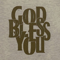 GOD BLESS YOU ゴッドブレスユー プリントTシャツ 杢グレー Size XL 福生店