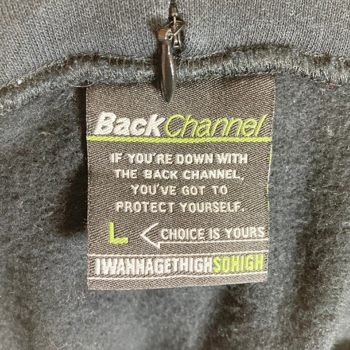 Back Channel バックチャンネル warning ワーニング ジップアップ