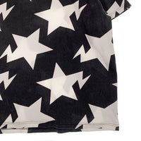 A BATHING APE アベイシングエイプ STA柄 プリントTシャツ ブラック ホワイト Size M 福生店