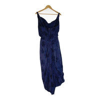 vivienne westwood ヴィヴィアンウエストウッド S26CT0641 NAVY BLUE PATTERNED SLIP DRESS 花柄ワンピース size40 瑞穂店
