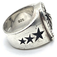 Justin Davis ジャスティンデイビス LUCK STAR CROWN ラッキースター クラウン リング SV925 Size 12号 福生店