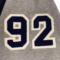 LOOPWHEELER ループウィラー スウェット スタジャン ワッペン ネイビー グレー Size M 福生店