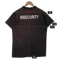 VETEMENTS ヴェトモン INSECURITY プリントTシャツ ブラック Size M 福生店