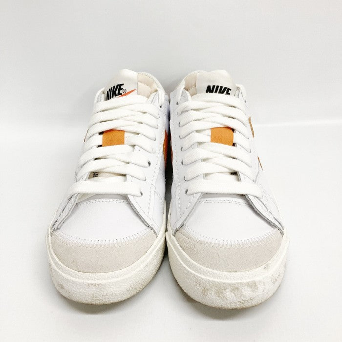 NIKE ナイキ BLAZER LOW 77 JUMBO DN2158-100 ホワイト×オレンジ