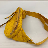 TORY BURCH トリーバーチ ウエストバッグ ナイロン PERRY QUILTED NYLONBELT BAG ボディバッグ キルティング イエロー 黄色 瑞穂店