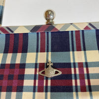 Vivienne Westwood ヴィヴィアンウエストウッド チェック コットン ハンドバッグ 瑞穂店