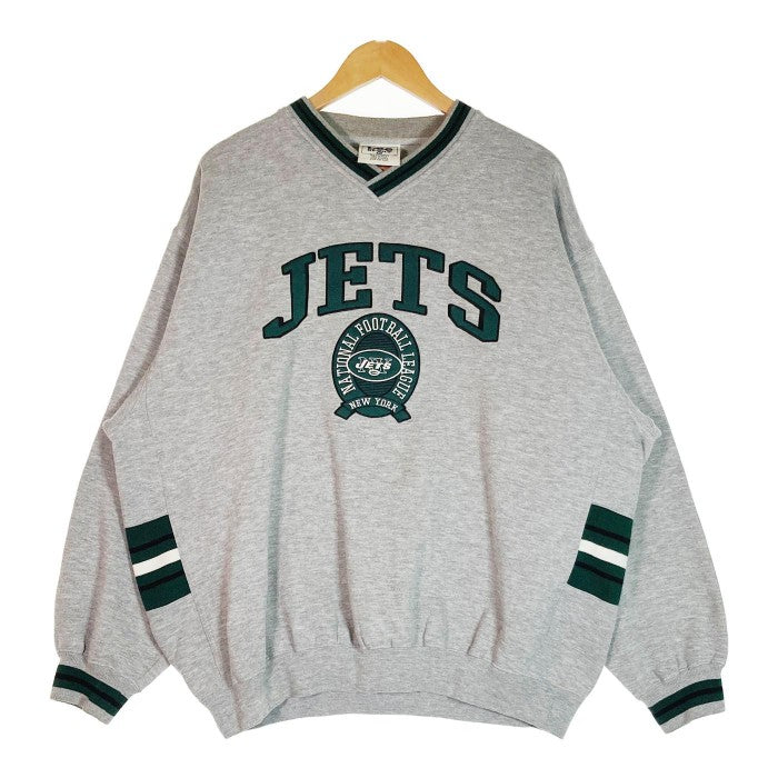 LEE リー NFL ニューヨーク・ジェッツ NEWYORK JETS スウェット トレーナー グレー sizeXL 瑞穂店