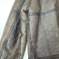 AMERICAN MILITARY WEAR アメリカンミリタリーウェア THE SOURCE社製 B-3 87-610-93 2541-A レザー ボアムートン フライトジャケット ブラウン sizeL 瑞穂店
