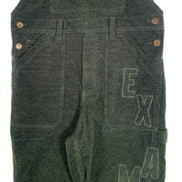 EXAMPLE エグザンプル パッチ コーデュロイオーバーオール グリーン Size L 福生店