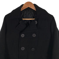 BOUNTY HUNTER バウンティーハンター PEA COAT ピーコート 袖ジップ 刺繡 ブラック Size M 福生店