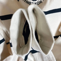HUF ハフ パーカー ボーダー オフホワイト sizeL 瑞穂店