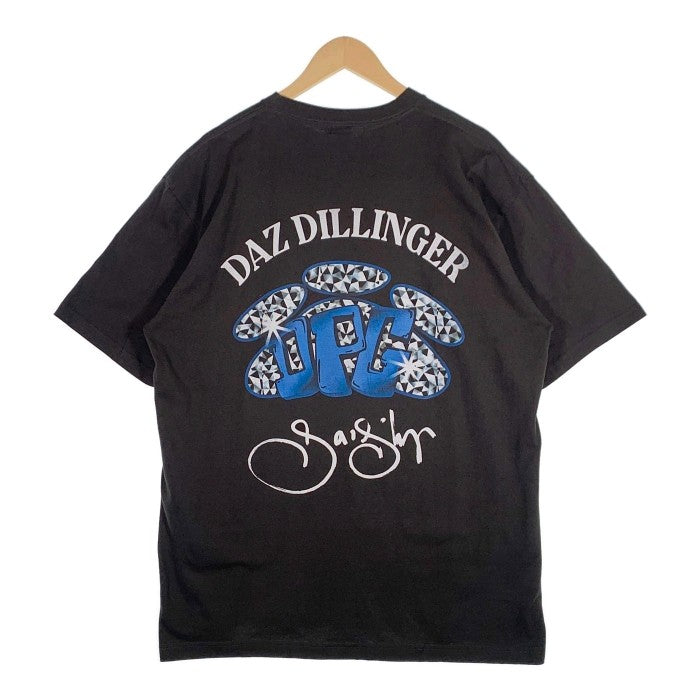 Daz Dillinger × Rap Made ラップメイド official T-shirt プリントTシャツ ブラック ステッカー付 Size  XXL 福生店
