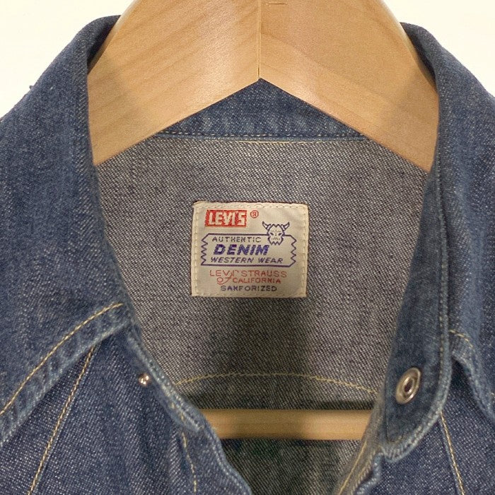 LEVI'S リーバイス 98年復刻 ショートホーン デニムウエスタンシャツ