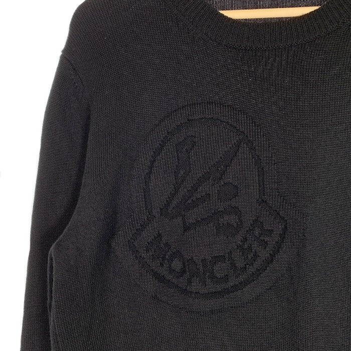 MONCLER GENIUS モンクレールジーニアス 21年 GIROCOLLO CREW NECK ウール クルーネックセーター ブラック Size  M 福生店