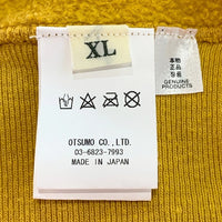 HUMAN MADE ヒューマンメイド 22AW TSURIAMI HOODIE 吊り編み プルオーバー スウェットパーカー マスタード Size XL 福生店