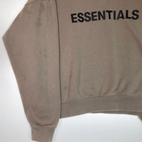 ESSENTIALS エッセンシャルズ ハーフジップ モックネックスウェット ベージュ sizeXL 瑞穂店