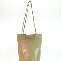 MODERN WEAVING モダン ウィービング SLIM LAMB OVAL BUCKET バッグ ベージュ 瑞穂店