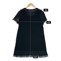 TO BE CHIC トゥービィシック チュニック ミニワンピース ブラック size:3 瑞穂店