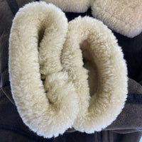 MILITARY CLOTHING ミリタリークロージング B-3 フライトジャケット ムートン 羊革 ブラウン sizeL 瑞穂店