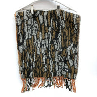 STUSSY ステューシー Tree Bark Wool scarf スカーフ ストール グレー 瑞穂店