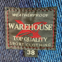 WAREHOUSE ウェアハウス チェックコート ブルー size38 瑞穂店