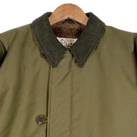 HOUSTON ヒューストン WATER REPELLENT ECW DECK JACKET デッキジャケット 撥水 日本製 50888 オリーブ Size 42 福生店