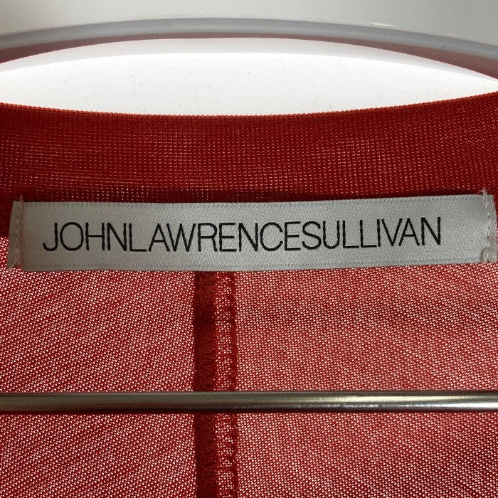 JOHN LAWRENCE SULLIVAN ジョンローレンスサリバン 20SS 5A006-0220-34 SHINY JERSEY LS  FOOTBALL TOP フットボールトップ レッド sizeS 瑞穂店