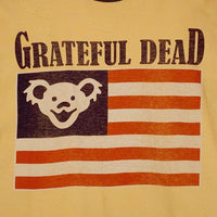 TOY'S McCOY トイズマッコイ GRATEFUL DEAD グレイトフルデッド リンガーTシャツ イエロー Size L