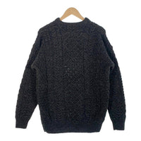 Carraig Donn キャレイグドン ウール クルーネック アランニットセーター チャコール Size M 福生店
