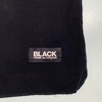 BLACK COMME des GARCONS ブラックコムデギャルソン 大判ストール コットン ブラック 1K-K001 福生店