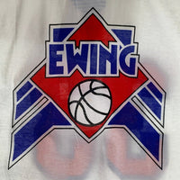 adidas アディダス EWING ユーイング プリント Tシャツ ホワイト ADS-6303 デッドストック Size L 福生店