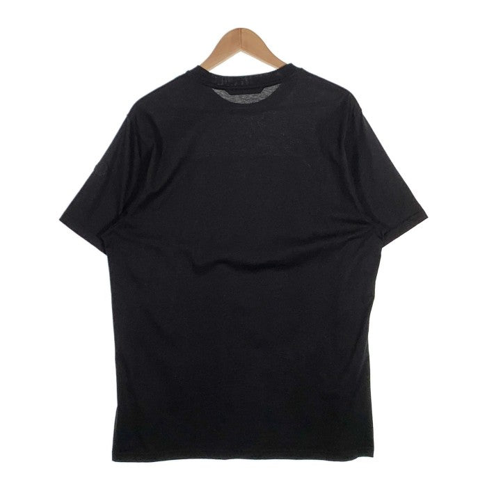 Tシャツ/カットソー(半袖/袖なし)Sサイズ】モンクレール　MONCLER プリント Tシャツ　ブラック