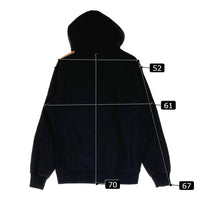 SUPREME シュプリーム 17FW Split Old English Hoodie スプリット オールド イングリッシュ フーディー ブラック sizeL 瑞穂店
