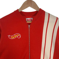 Car Service カーサービス 21SS Racing Knit Jacket レーシングニットジャケット レッド ホワイト CS-21SS-JKT02 Size 1 福生店