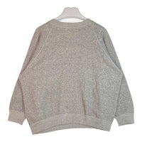 US古着 60~70’S ZIG ZAG プリント ラグランスリーブ クルーネック スウェット トレーナー グレー Size S相当 瑞穂店