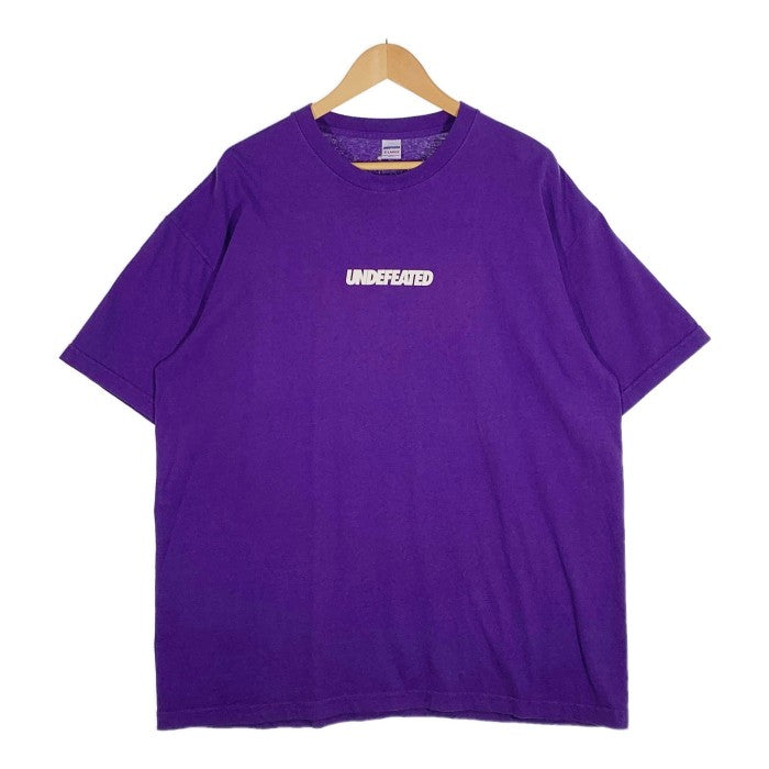 UNDEFEATED アンディーフィーテッド ロゴプリント Tシャツ パープル Size XL 福生店