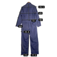 50's~ Lee リー UNION-ALLS ヘリンボーン オールインワン つなぎ ネイビー MRなし Size 40 LONG 福生店