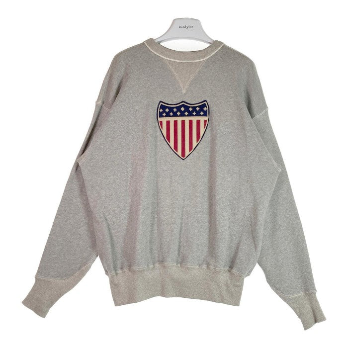 ★ウエアハウス Lot 491 double V sweatshirts COAT OF ARMS OF U.S. 直営店限定 スウェットシャツ グレー size 44