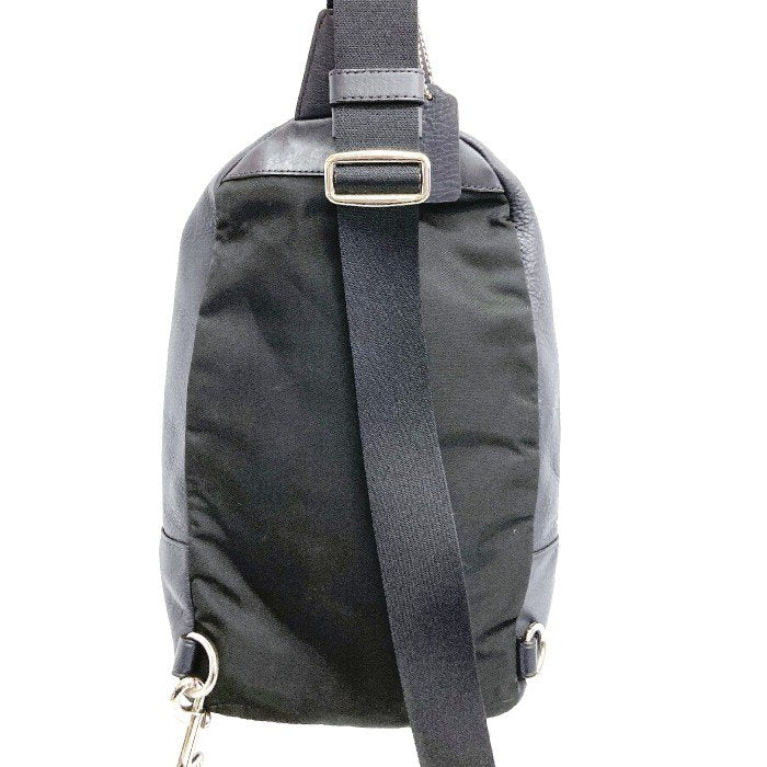 COACH レザー ビックロゴ ネイビー COACH コーチ シグネチャー 2WAY ビジネスバッグ レザー