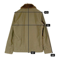 ALPHA アルファ USAL N-1 デッキジャケット 20521-314 カーキ sizeM 瑞穂店