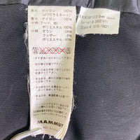 MAMMUT マムート 1010-19821 WS WINTERFIELD Down Jacket ウィンターフィールド ダウンジャケット ブラック sizeXL 瑞穂店